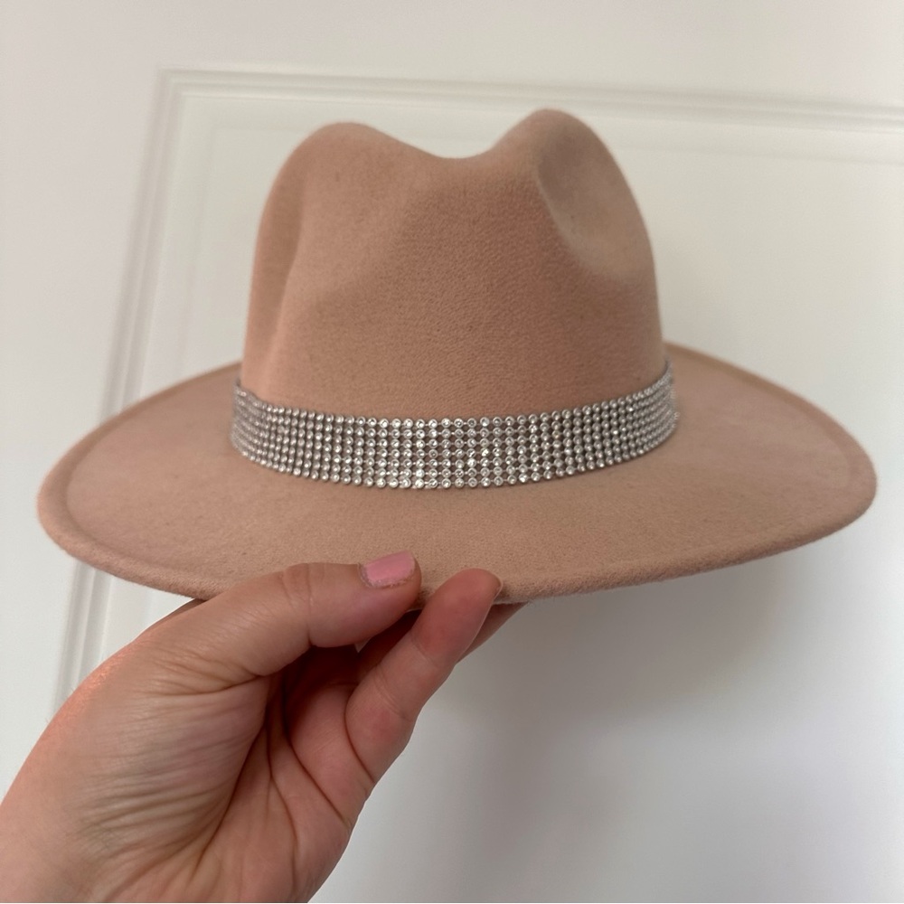 Altar'd State Pink Rhinestoned Hat